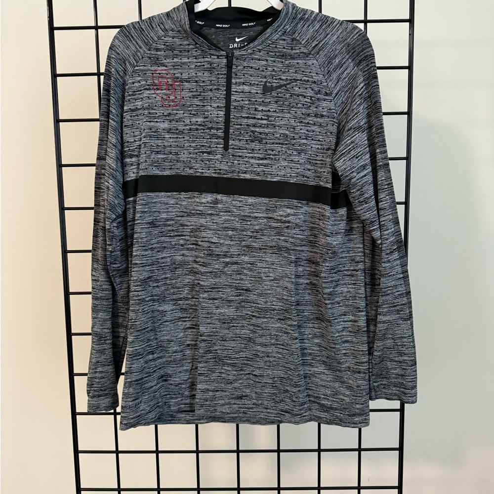 Nike Dri-FIT Gray Golf Pullover